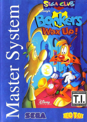 Pochette Bonkers Wax Up ! version Master System