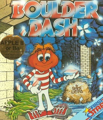 Pochette Boulder Dash version Apple II