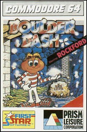 Pochette Boulder Dash version Commodore 64