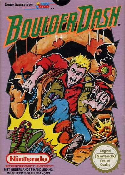 Pochette Boulder Dash version NES