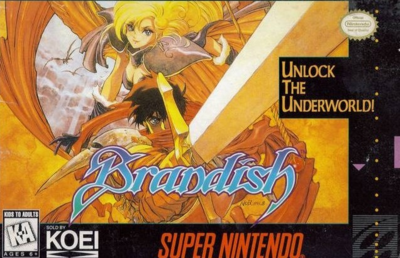 Pochette Brandish version Super Nintendo