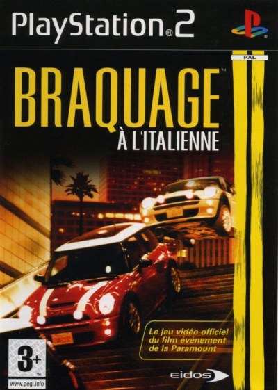 Pochette Braquage à l'Italienne version PlayStation 2