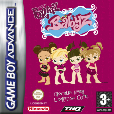 Pochette Bratz Babyz version GameBoy Advance