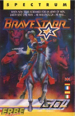 Pochette BraveStarr version ZX Spectrum