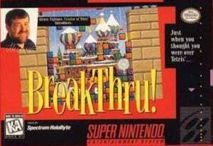 Pochette BreakThru! version Super Nintendo