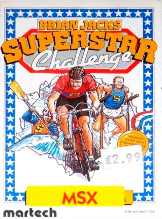 Pochette Brian Jacks Superstar Challenge version MSX