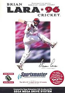 Pochette Brian Lara Cricket 96 version Megadrive
