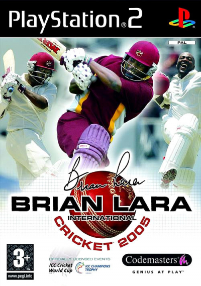 Pochette Brian Lara International Cricket 2005 version PlayStation 2