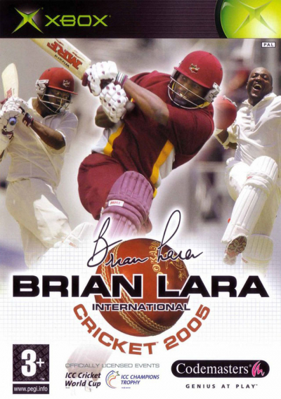 Pochette Brian Lara International Cricket 2005 version Xbox