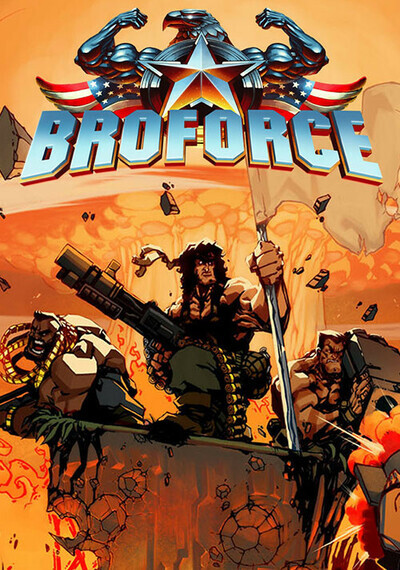 Pochette Broforce version PC Windows