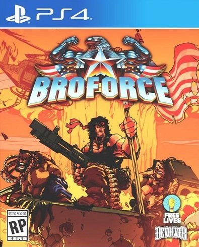 Pochette Broforce version PlayStation 4