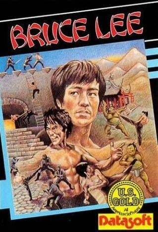 Pochette Bruce Lee version Amstrad CPC