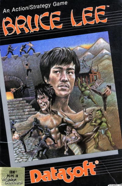 Pochette Bruce Lee version PC MS-DOS