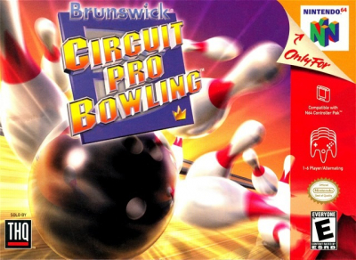 Pochette Brunswick Circuit Pro Bowling version Nintendo 64