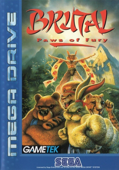Pochette Brutal : Paws of Fury version Megadrive
