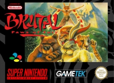 Pochette Brutal : Paws of Fury version Super Nintendo