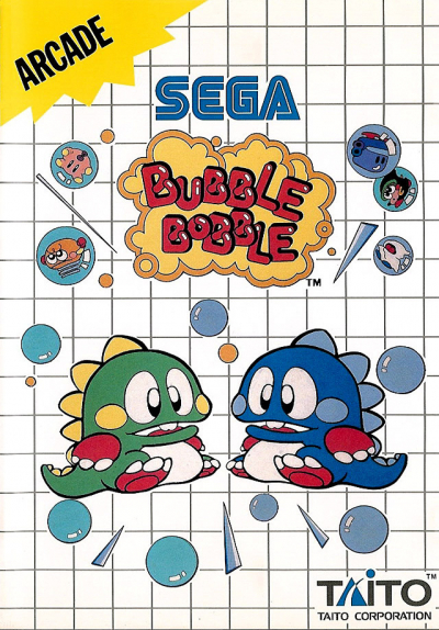 Pochette Bubble Bobble version Master System