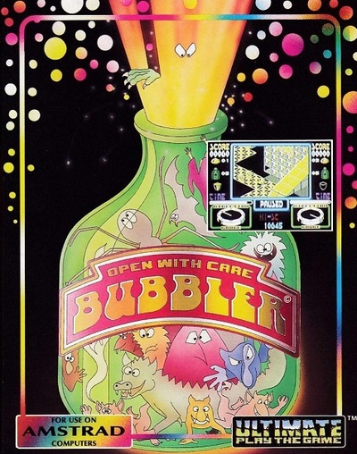 Pochette Bubbler version Amstrad CPC