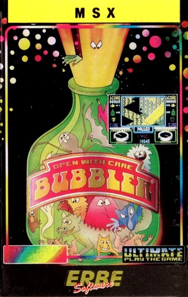 Pochette Bubbler version MSX