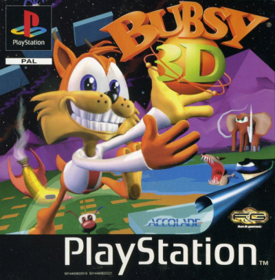 Pochette Bubsy 3D version PlayStation