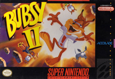 Pochette Bubsy II version Super Nintendo