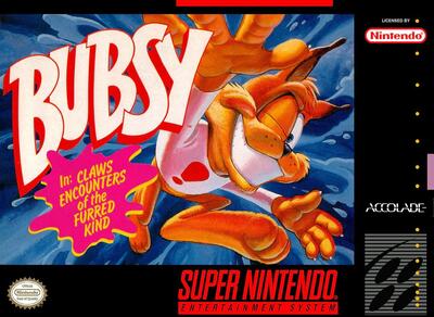 Pochette Bubsy in : Claws Encounters of the Furred Kind version Super Nintendo