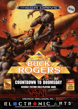 Pochette Buck Rogers : Countdown to Doomsday version Megadrive
