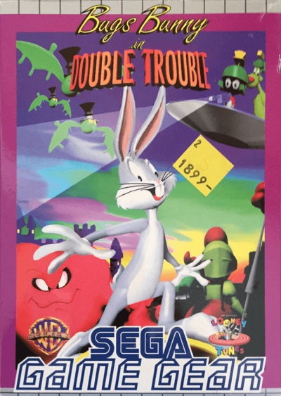 Pochette Bugs Bunny in Double Trouble version GameGear