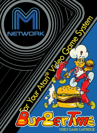 Pochette BurgerTime version Atari 2600