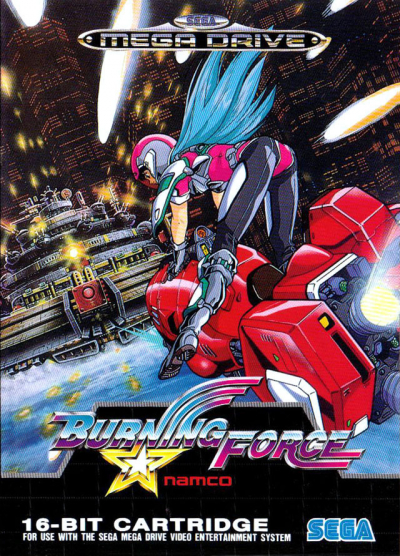 Pochette Burning Force version Megadrive
