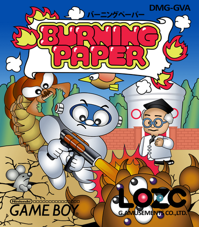 Pochette Burning Paper version GameBoy/Color