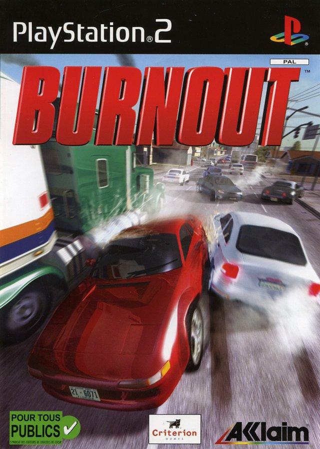 Pochette Burnout version PlayStation 2