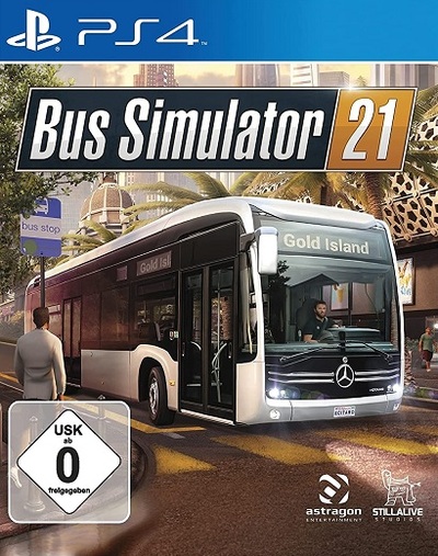Pochette Bus Simulator 21 version PlayStation 4