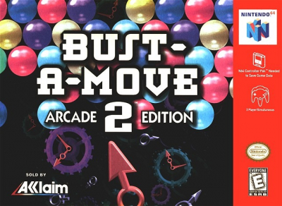 Pochette Bust-A-Move 2 Arcade Edition version Nintendo 64