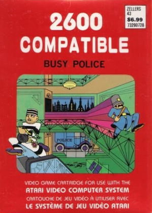 Pochette Busy Police version Atari 2600