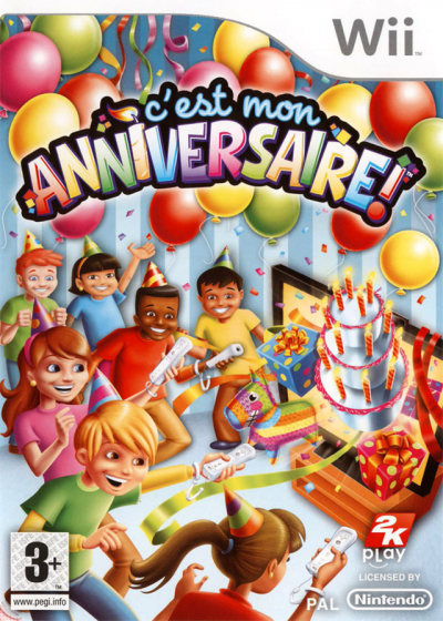 Pochette C'est mon anniversaire! version Wii
