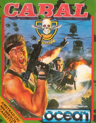 Pochette Cabal version Amstrad CPC