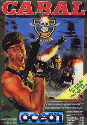 Pochette Cabal version Atari ST