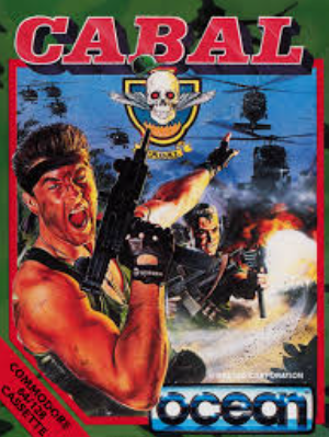 Pochette Cabal version Commodore 64