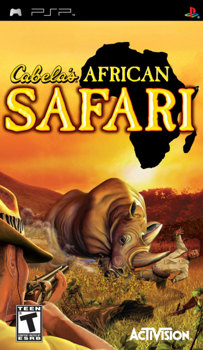 Pochette Cabela's African Safari version PSP