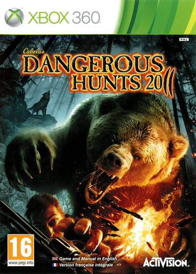 Pochette Cabela's Dangerous Hunts 2011 version Xbox 360