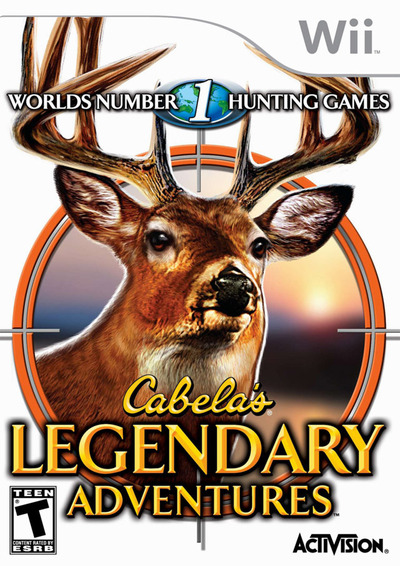 Pochette Cabela's Legendary Adventures version Wii