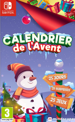 Pochette Calendrier de l'Avent version Switch