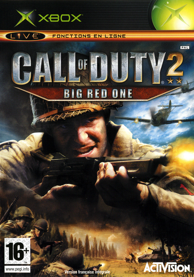 Pochette Call of Duty 2 : Big Red One version Xbox