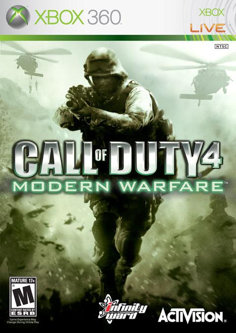 Pochette Call of Duty 4 : Modern Warfare version Xbox 360