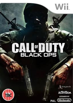 Pochette Call of Duty : Black OPS version Wii