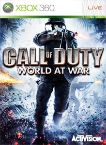 Pochette Call of Duty : World at War version Xbox 360