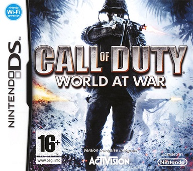 Pochette Call of Duty : World at War version DS