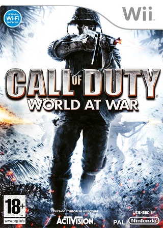 Pochette Call of Duty : World at War version Wii