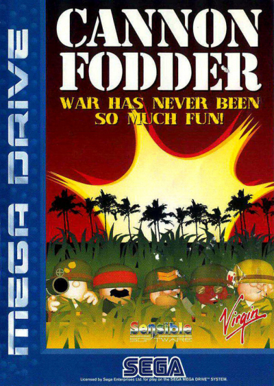 Pochette Cannon Fodder version Megadrive